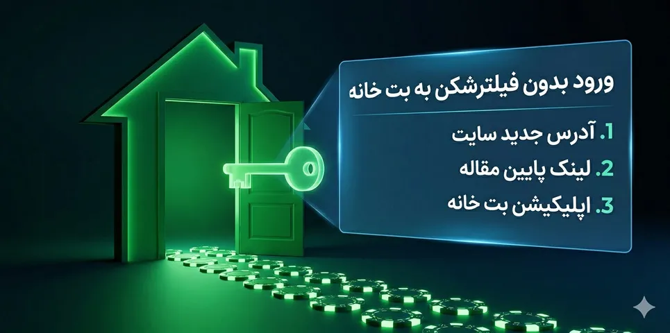 ورود بدون فیلترشکن به بت خانه 🔐