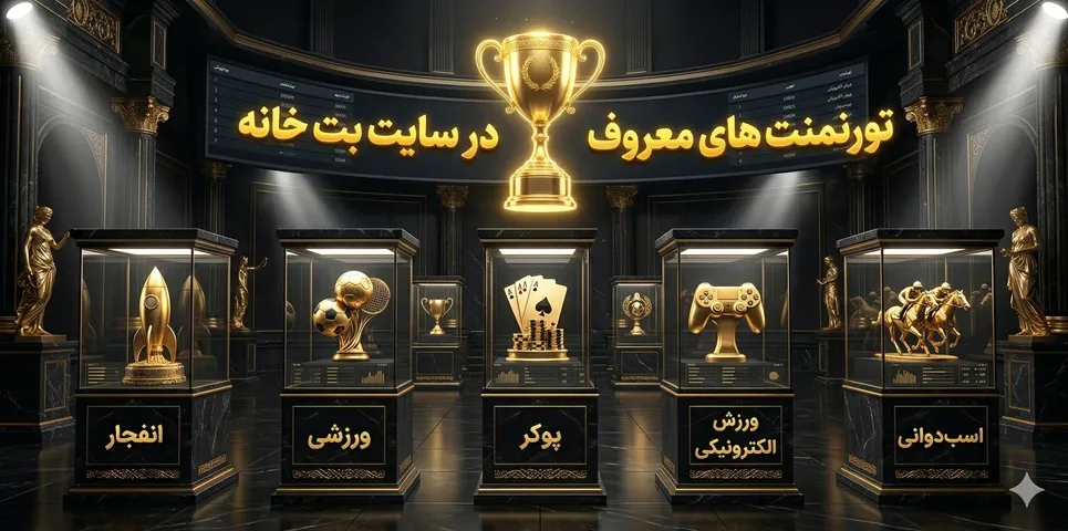 تورنمنت‌ های معروف در سایت بت خانه 🏆